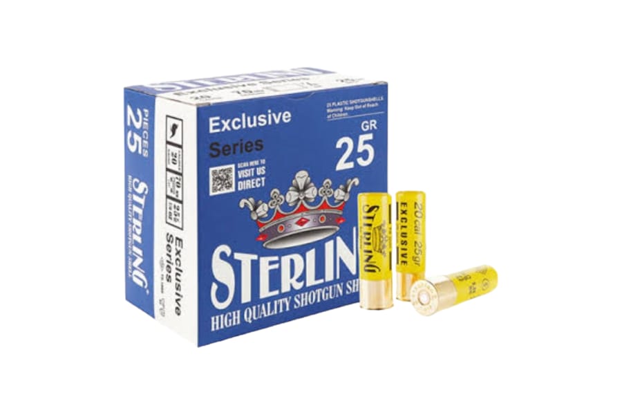 STERLİNG 20 CAL 25 GR KOLİ BAZLI AV FİŞEKLERİ